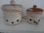 Set van uien- en knoflookpotten, Ophalen of Verzenden, Zo goed als nieuw
