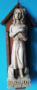 Maria Goretti, Heilige. Polychroom gips. 1951. Sign., Ophalen, Zo goed als nieuw, Beeld(je), Christendom | Katholiek