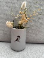 Nieuw Kwantum keramieken vaasje of pennenbakje mus, Ophalen of Verzenden, Nieuw, Overige kleuren, Minder dan 50 cm