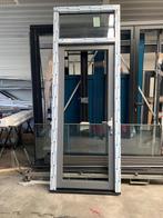 Binnendraaiende kunststof deur complet met triple glas, 100 tot 120 cm, 215 cm of meer, Nieuw, Ophalen of Verzenden