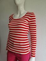 Armedangels top Alaania. Maat L. Rood/crème., Maat 38/40 (M), Nijmegen, Verhip-vintage.nl, Nieuw