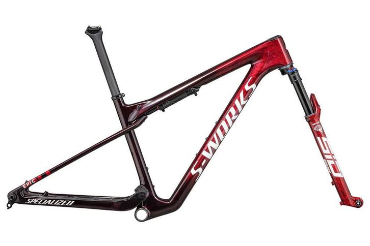 Specialized Epic Wc Sw Frmset Redtnt/flksil/grnt L Redtnt/fl, Fietsen en Brommers, Fietsen | Mountainbikes en ATB, Nieuw, Overige merken