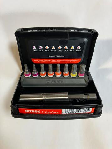 Wurth bitbox 9 delig beschikbaar voor biedingen