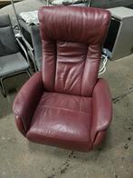 Elektrische stoel, Huis en Inrichting, Fauteuils, Ophalen, Zo goed als nieuw, 50 tot 75 cm, Leer