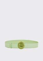 Essentiel Antwerp Lichtgroene riem met strass, 3 tot 5 cm, Nieuw, Heupriem, Ophalen of Verzenden