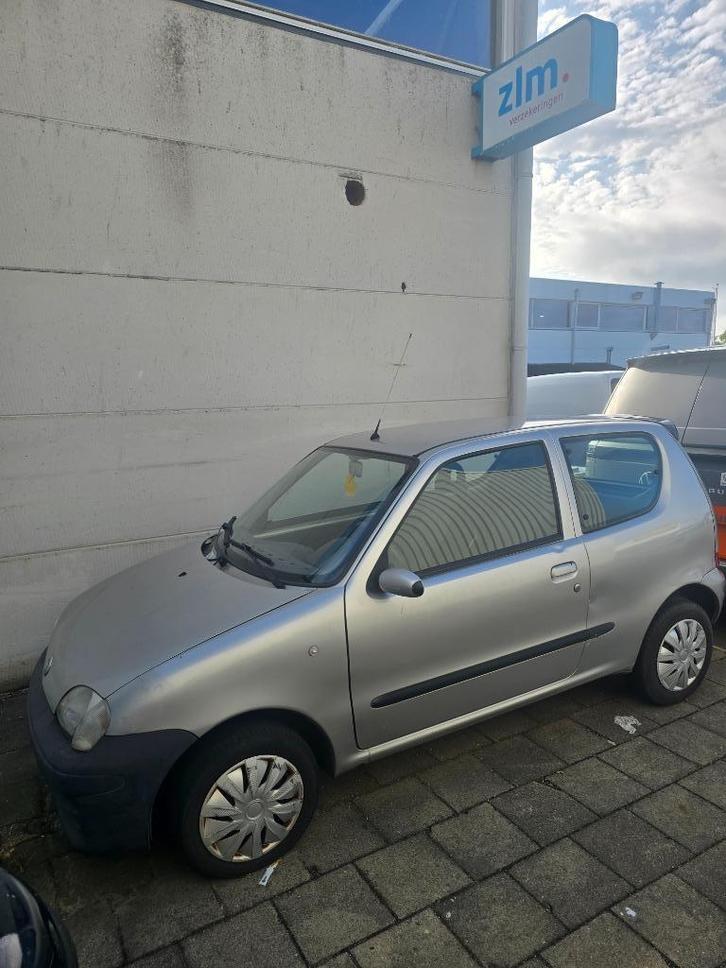Fiat Seicento 1.1 2003 Grijs, Auto's, Fiat, Particulier, Seicento, Benzine, C, Hatchback, Handgeschakeld, Origineel Nederlands