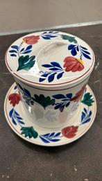 Boerenbont Antieke beschuitbus, Ophalen of Verzenden