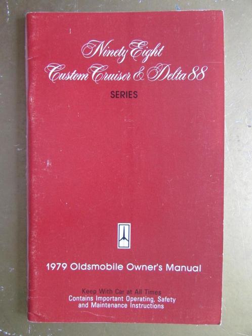 1979 OLDSMOBILE Full Size modellen Owner's Manual, Engels, Auto diversen, Handleidingen en Instructieboekjes, Ophalen of Verzenden