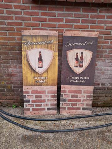 Leuke houten biermerk borden  beschikbaar voor biedingen