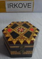 HOUTEN DOOSJES * INLEGWERK! * 6 Stuks *, Antiek en Kunst, Verzenden