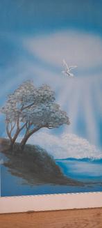 Sunshine Holland poster ingelijst 1985, Verzamelen, Posters, Rechthoekig Staand, Verzenden, Zo goed als nieuw, A1 t/m A3