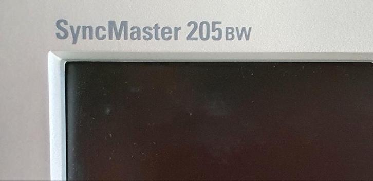Samsung SyncMaster 205BW Monitor, Computers en Software, Monitoren, Gebruikt, 60 Hz of minder, DVI, VGA, TN, Overige resoluties