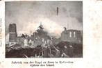 ROTTERDAM Fabriek vd Lugt & Zn tijdens den brand Vliegerkaar, Ophalen of Verzenden, Voor 1920, Ongelopen, Zuid-Holland