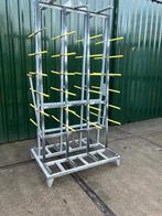 Glas of platen rek dubbel, Doe-het-zelf en Verbouw, Glas en Ramen, Ophalen, Gebruikt, Overige typen