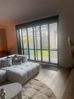 Zwarte shutters 6 panelen in 3 verdeeld, Huis en Inrichting, Ophalen of Verzenden, Zo goed als nieuw, Zwart