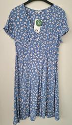 Blauwe gebloemde jurk maat 38 *NIEUW* * b, Maat 38/40 (M), Blauw, Nieuw, Ophalen of Verzenden