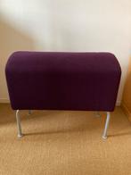 Paarse Stoffen Bankje / Voetenbank, Huis en Inrichting, Banken | Voetenbanken en Poefen, Ophalen, Minder dan 50 cm, 50 tot 75 cm