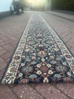 Blauwe Vintage Traploper - 68x635cm, Gebruikt, Blauw, 200 cm of meer, Rechthoekig