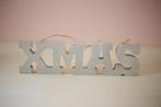Twee houten letters xmas, Diversen, Kerst, Ophalen, Zo goed als nieuw