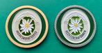 2 coins Korps Commandotroepen Heeresbergführer goud + zilver, Ophalen of Verzenden, Landmacht, Nederland, Embleem of Badge