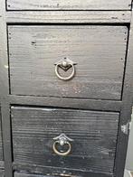 Simpel ladekastje matzwarte, Huis en Inrichting, Kasten | Ladekasten, Gebruikt, 100 tot 150 cm, 5 laden of meer, Metaal