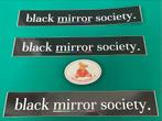 3 black mirror stickers, Ophalen of Verzenden, Nieuw, Meerdere stickers