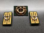 Garde  Jagers   --  emblemen set   KL, Ophalen of Verzenden, Landmacht, Nederland, Embleem of Badge