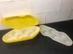 Tupperware eidoosje eierdoos eiertrommel 6 eitjes ei doosje, Verzenden, Zo goed als nieuw, Blauw