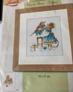 BORDUURPAKKET LANARTE M. BASTIN VERA DE MUIS DRESSING, Hobby en Vrije tijd, Borduren en Borduurmachines, Verzenden, Nieuw, Handborduren