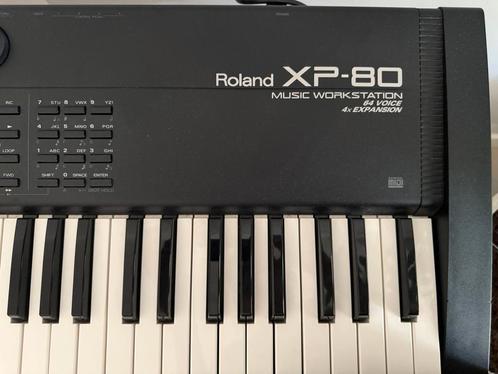 Roland XP-80 Retro Goede staat, Muziek en Instrumenten, Keyboards, Zo goed als nieuw, 76 toetsen, Roland, Aanslaggevoelig, Met standaard