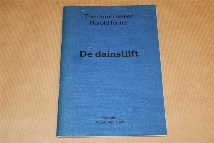 Gesigneerd: De Dainstlift — Pinter in het Gronings, Boeken, Film, Tv en Media, Gelezen, Personen, Ophalen of Verzenden