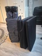 Campingbedje met matras en verharding, Ophalen of Verzenden, Zo goed als nieuw, Reisbedje