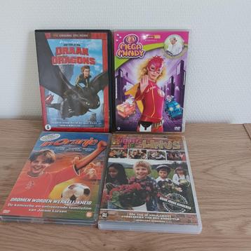 DVD, kinder vier stuks, uitstekende kwaliteit beschikbaar voor biedingen