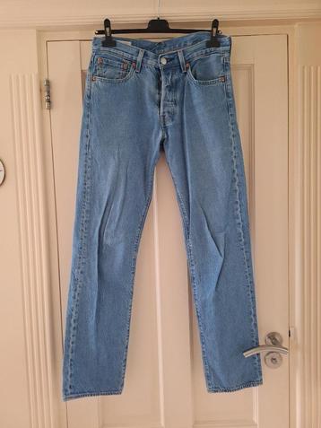 Levi's 501 jeans W 39 L 32 light washing gratis verz in NL beschikbaar voor biedingen