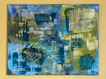 Abstract Schilderij - DK '19 beschikbaar voor biedingen