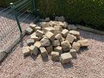 Partij kinderkopjes / natuurstenen kasseien, Tuin en Terras, Grind, Keien en Split, Ophalen, Gebruikt, Graniet, Kei