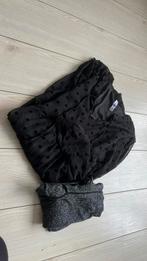 Zwarte jurk 164 170 glitter maillot panty zilver kerst, Ophalen of Verzenden, Zo goed als nieuw, Meisje, Jurk of Rok