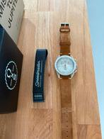 MISSION TO JUPITER Moonswatch, Kunststof, Leer, Ophalen of Verzenden, Zo goed als nieuw