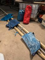 Complete mast incl. Tuigage en zeilen stugeon 22, Ophalen of Verzenden, Zo goed als nieuw, Minder dan 15 m²