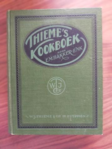 Thieme's Kookboek - E.M. Bakker-Enk (zeer goede staat) 1922 beschikbaar voor biedingen