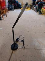Verstelbare zwarte tafellamp / leeslamp met dimmer, Huis en Inrichting, Ophalen of Verzenden, Zo goed als nieuw, Metaal, Modern