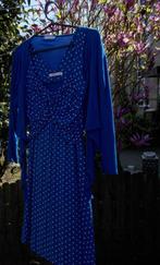 Mooi blauw met witte stippen zomer jurkje en bolero vestje, Kleding | Dames, Maat 38/40 (M), Blauw, Ophalen of Verzenden, Realize