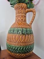 Overig2 - Bruin met groene Bay West Germany vaas 93 - 40 cm, Antiek en Kunst, Antiek | Vazen, Ophalen