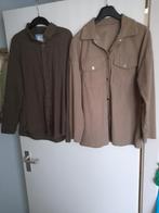 Herenoverhemd+blouse jas mt L, Ophalen of Verzenden, Zo goed als nieuw, Groen
