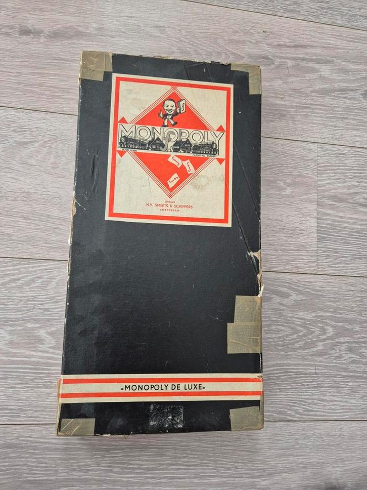 Vintage Monopoly De Luxe - Zwitserse Editie, Antiek en Kunst, Antiek | Speelgoed, Ophalen of Verzenden