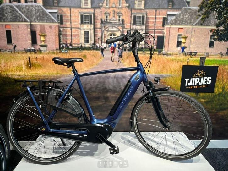 Gazelle Grenoble C7+ Heren blauw 61cm 2022, Fietsen en Brommers, Elektrische fietsen, Gebruikt, Gazelle, 59 cm of meer