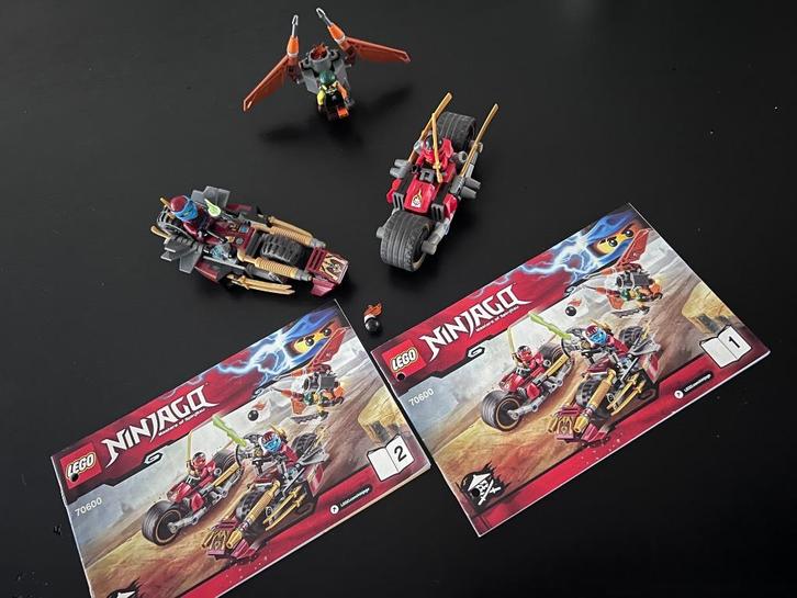 Lego 70600 Ninjago motorachtervolging, Kinderen en Baby's, Speelgoed | Duplo en Lego, Zo goed als nieuw, Lego, Complete set, Ophalen of Verzenden