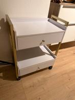 Schoonheidsspecialiste werkkar goud met wit, Ophalen of Verzenden, Gebruikt