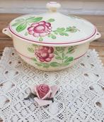 Oude Franse brocante terrine, Sarreguemines Courcelles, Antiek en Kunst, Curiosa en Brocante, Ophalen of Verzenden