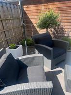 Tuinset icm tuinkussens en hocker, Tuin en Terras, Tuinsets en Loungesets, Kunststof, Gebruikt, Loungeset, Hocker